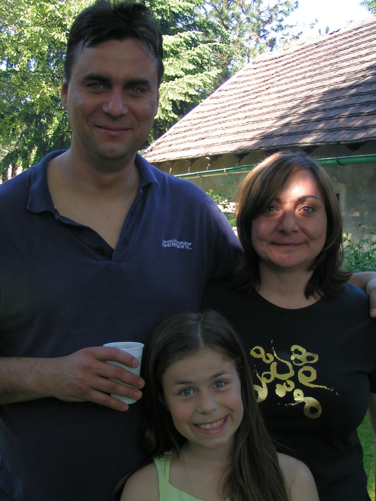 Bratranec Petr s rodinou